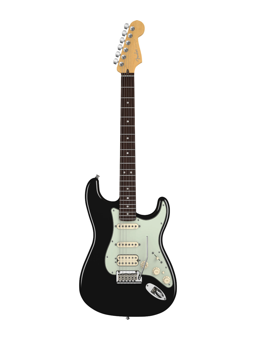 Fender American Deluxe Strat HSS, Black Rw
