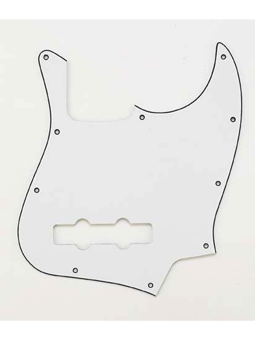 Allparts PG-0755-035 Pickguard for Jazz Bass White