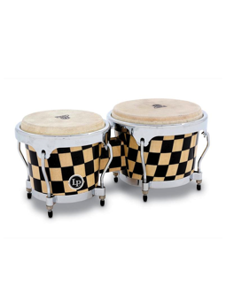 Latin Percussion LPA601-CHKC - Checkerboard Bongos