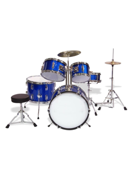 Planet Junior - 5 Pcs Drumset in Metallic Blue