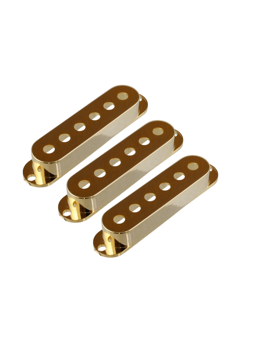 Allparts PC-0406-002 Pickup Covers for Stratocaster Gold