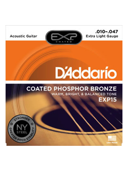 Daddario Exp 15 Coated Phosphor Bronze