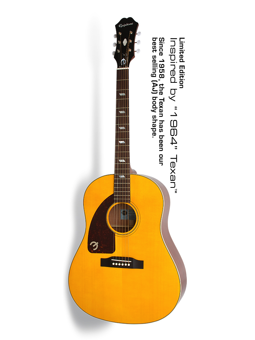 Epiphone Inspired by 1964 Texan Left-Hand Natural