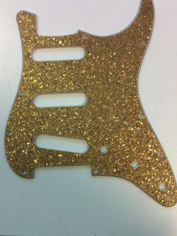 Fender Pickguard strato aged glss sprkle