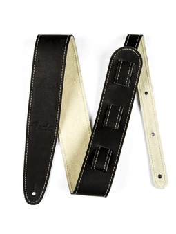 Fender Ball Glove Leather Strap, Black