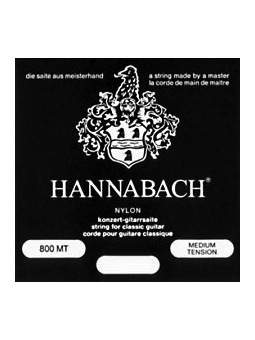 Hannabach Set 800 Medium tension Silver plated