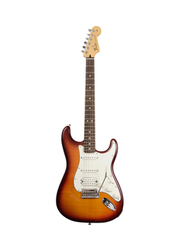 Fender Deluxe Stratocaster HSS Plus Top guitar with IOS Connectivity Tabacco Sunburst