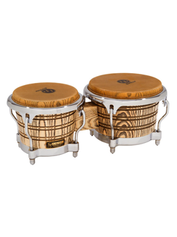 Latin Percussion LP793XC Galaxy Giovanni Series Bongos - Natural/Chrome