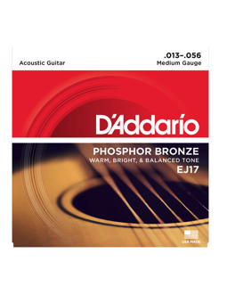 Daddario EJ17 Phosphor Bronze, Medium
