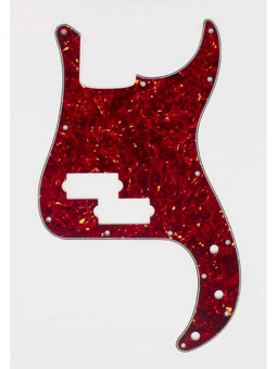 Allparts PG-0750-044 Red Tortoise Pickguard for Precision Bass