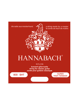 Hannabach Set 800SHT Super High Tension Silver plated