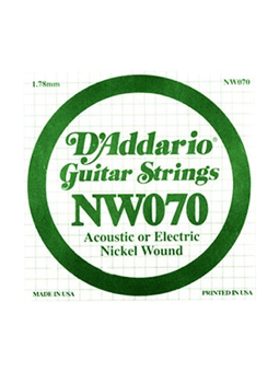Daddario NW070 Single String