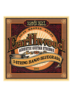 Ernie Ball 2063 - Earthwood 5-String Banjo Bluegrass