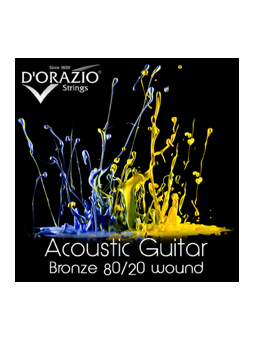 D'orazio 80/20 Acoustic Bronze 10/47