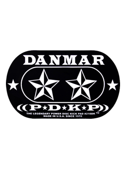 Danmar 210DKST Star Double Power Disk Kick Pad
