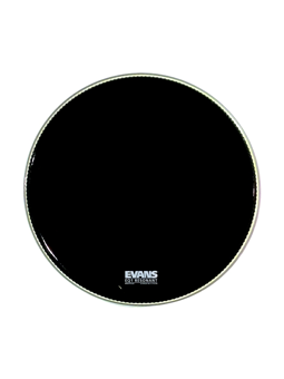 Evans BD20RA - EQ1 Black Resonant 20” PRE-LEVEL360