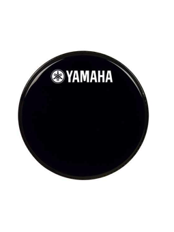 Yamaha N77024028 - Pelle per grancassa da 18” Nera con logo YAMAHA Bianco - 18” Ebony bass drumhead w/YAMAHA White Logo