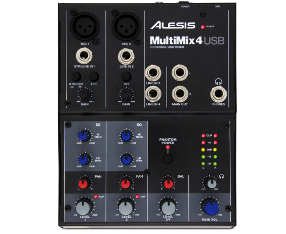 alesis multimix 4 usb compact mixer