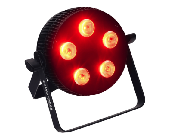Algam Lighting Slimpar-510-HEX 5 X 10W RGBWAU LED PAR projector