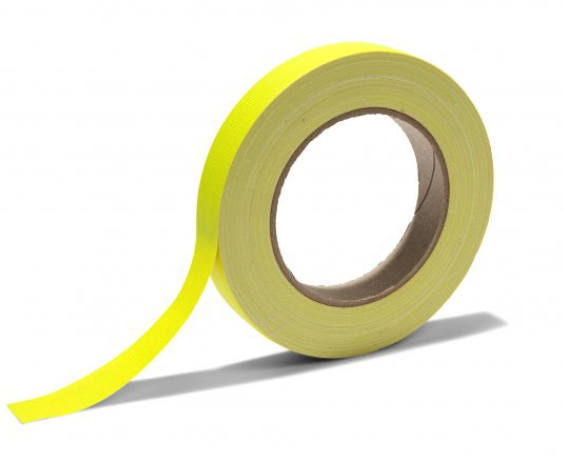 All Color Neon Gaffer Tape 19mm Yellow