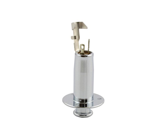 Allparts Chrome Acoustic End Pin Jack