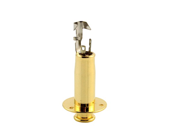 Allparts Gold Stereo End Pin Jack