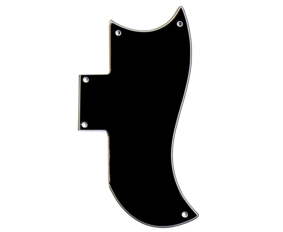 Allparts PG-9801-033 Small Pickguard for Gibson SG Black