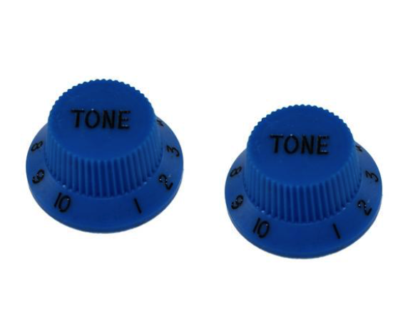 Allparts PK-0153-027 Tone Knobs for Stratocaster Blue