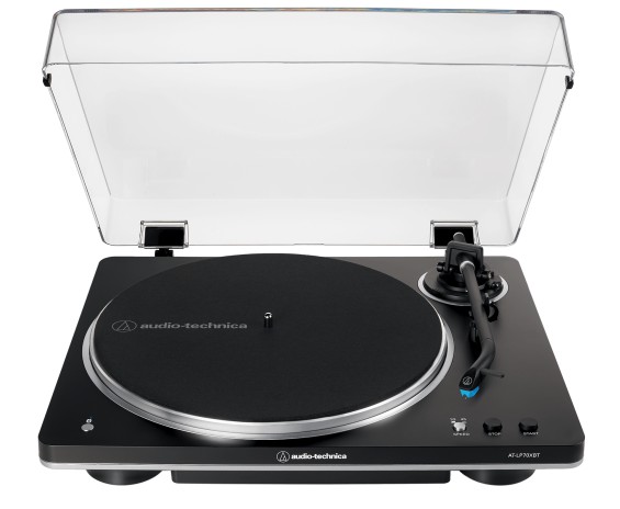 Audio-technica AT-LP70XBTBS Giradischi Automatico Bluetooth Nero