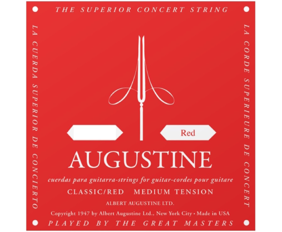 Augustine Classic Red Singola classica silver E-6th