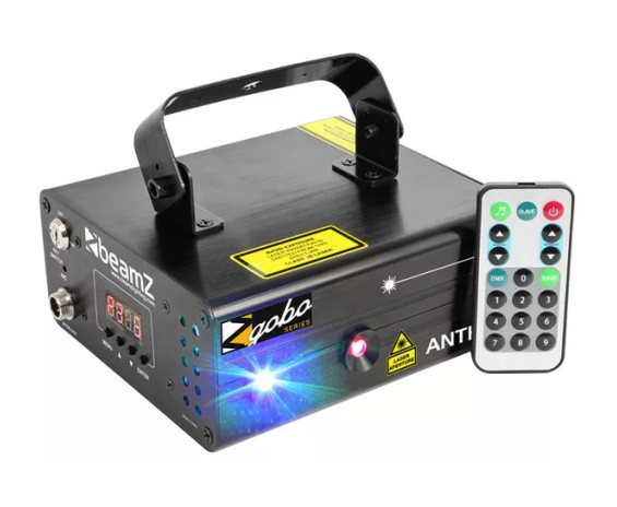 Beamz Anthe II Double Laser RGB Gobo DMX