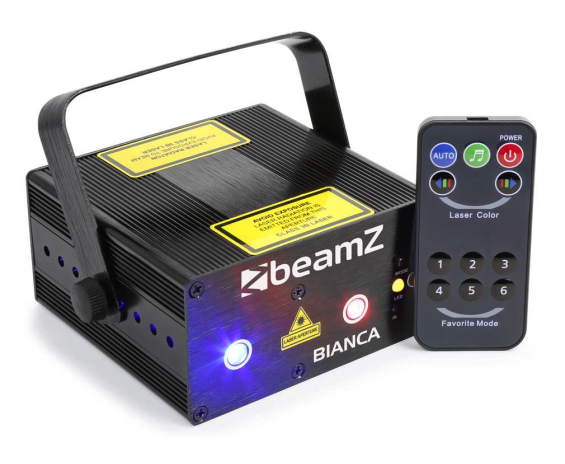 Beamz Bianca Double Laser RGB Gobo IRC