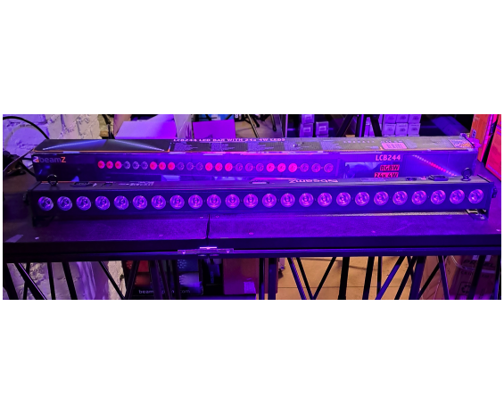 Beamz lcb244 barra led 24 x 4w