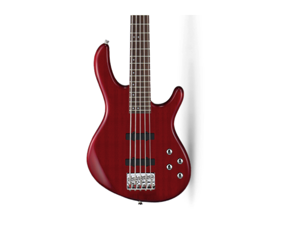 Cort Action Bass 5 Plus Transparent Red