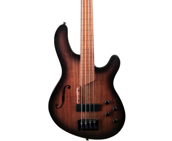 Cort Artisan B4FL Mhpz Open Pore Trans Black Burst