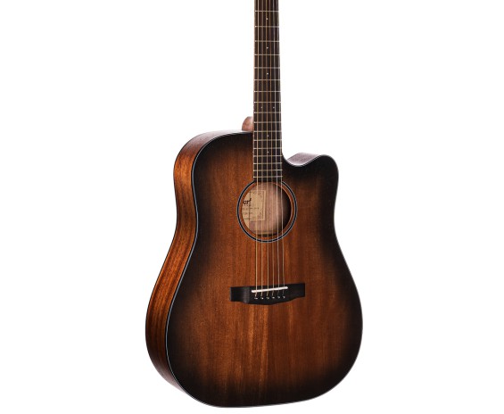 Cort Core-dc Mahogany Open Pore Black Burst W/case