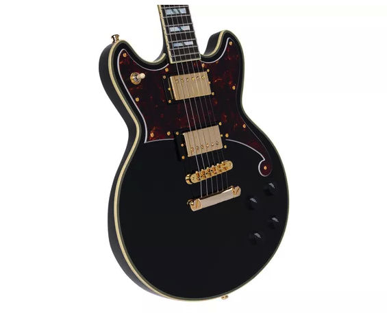 D'angelico Deluxe Brighton Solid Black