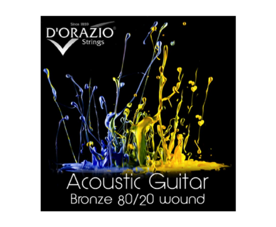 D'orazio 80/20 Acoustic Bronze 11/50