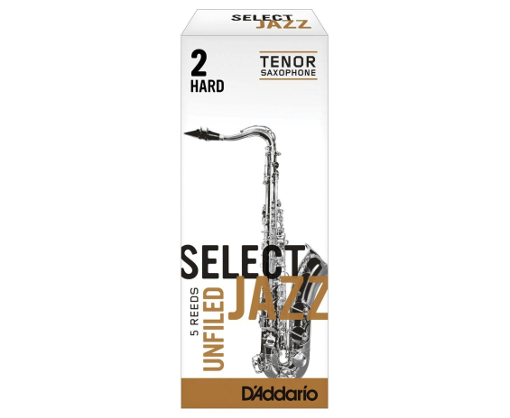 Daddario Select Jazz Unfiled Tenor Saxophone Reeds 2H