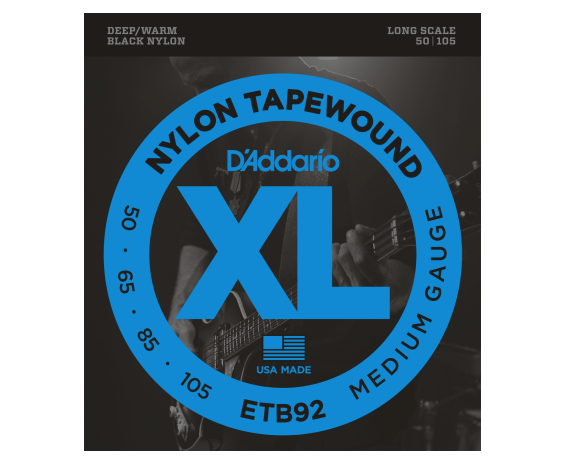 Daddario ETB92-5 Black Nylon 50-105