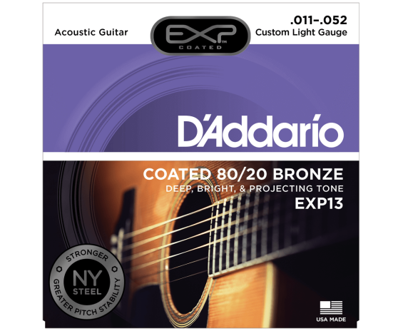 Daddario EXP13 Coated 80/20 Bronze 11-52