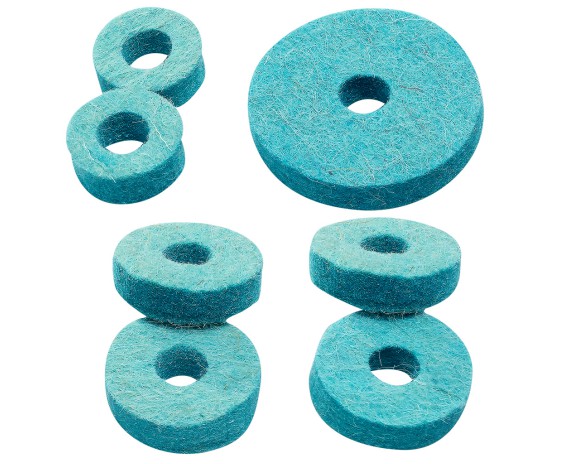 Dixon PAWS-QBPK1 - Cymbal felt set - Quetzal Blue