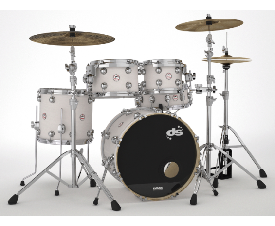 Ds Drums Venom Club Kit - White Pearl Satin