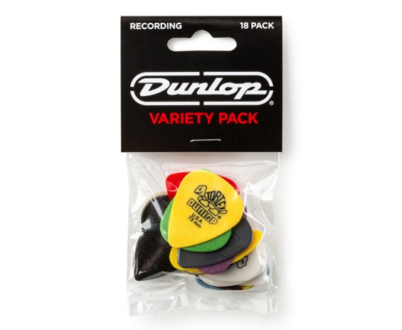 Dunlop PVP120 Recording Pick Variety Pack 18 Plettri
