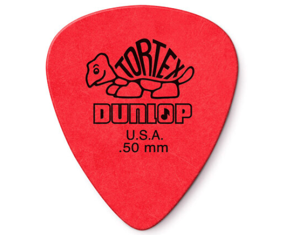 Dunlop 418P Tortex Standard Red .50mm