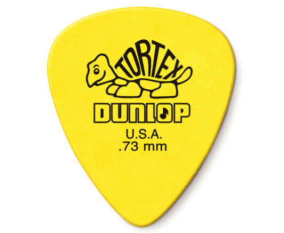 Dunlop 418P.73 Tortex Standard Yellow .73mm