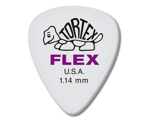 Dunlop 428P1.14 Tortex Flex Standard 1.14mm Player's 12 Pack