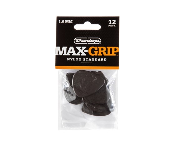 Dunlop 449P1.0 Max Grip Nyalon Standard 1.0mm Player's 12 Plettri