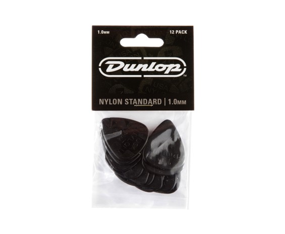 Dunlop 44P1.0 Nylon Standard 1.0mm Player's 12 Plettri