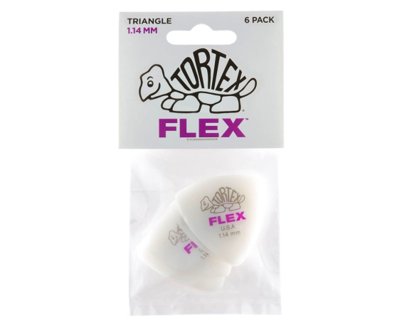 Dunlop 456P1.14 Tortex Flex Triangle 6Pz.